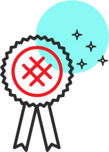 Prize ribbon icon