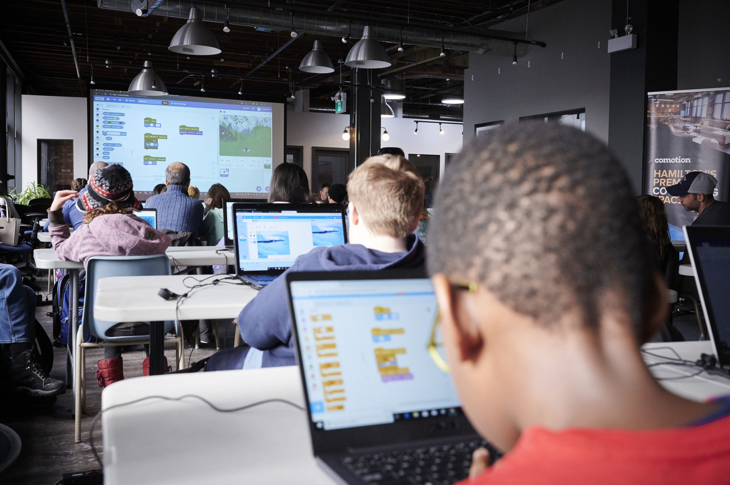 Group of students in a classroom