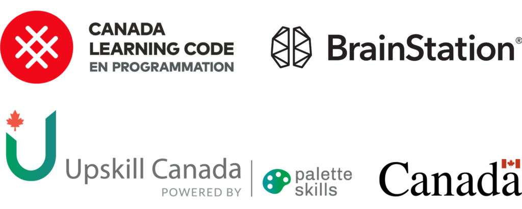 Code to Career | Canada Learning Code | Brainstation | Upskill Canada | Government of Canada