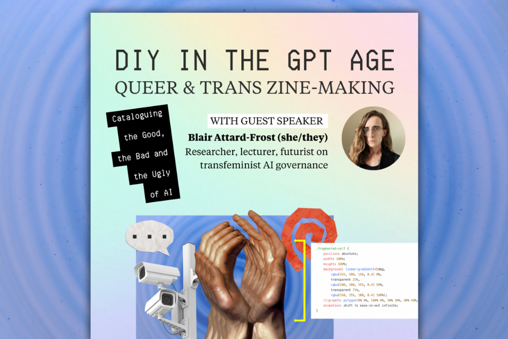 DIY in the GPT age: Queer & Trans Zine-Making Workshop