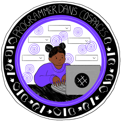 Programmer dans cospaces badge